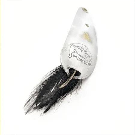 Weezel Rex Spoon Blinker, Nickel, 12 g, Feder-Trailer, #24761
