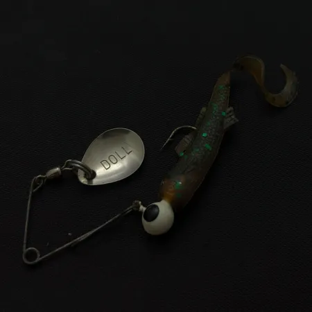 Doll Spinnerbait Spinnerbait, Nickel/Weiß, 4g, Sichelschwanz, #24767