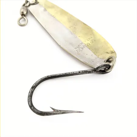 Luhr Jensen McMahon 5 Blinker, Messing/Nickel, 14g, Mustad-Haken, #24768