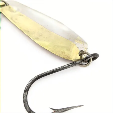 Luhr Jensen McMahon 5 Blinker, Messing/Nickel, 14g, Mustad-Haken, #24768