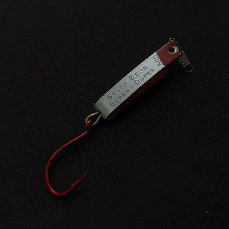 South Bend Super-Duper 500 Blinker, Nickel/Rot, 1.5g, U-Bend, #24769