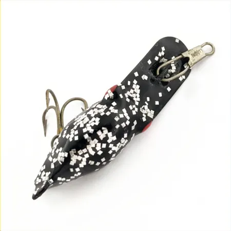 Eddie Pope Hot Shot Wobbler, Schwarz-Glitter, 1.5 g, #24774