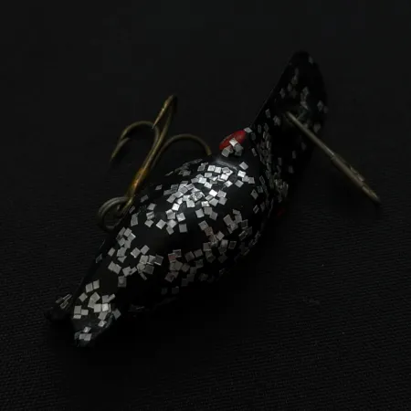 Eddie Pope Hot Shot Wobbler, Schwarz-Glitter, 1.5 g, #24774