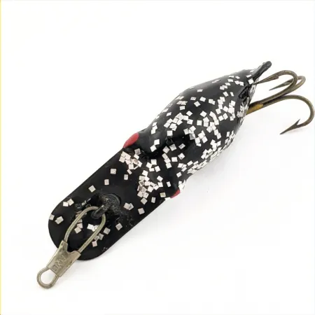 Eddie Pope Hot Shot Wobbler, Schwarz-Glitter, 1.5 g, #24774
