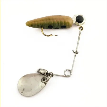 Johnson Beetle Spin Spinner, Nickel/Gelb, 2.5g, #24785