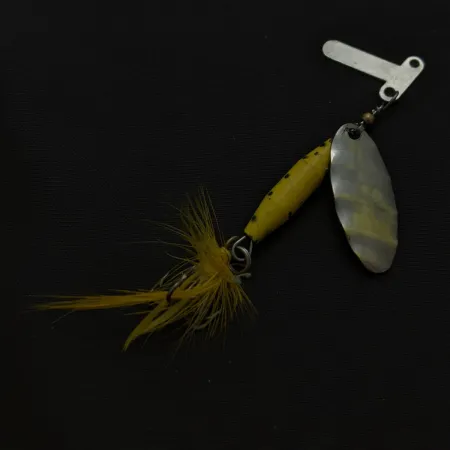 Mar-Lynn Tri-D Spinner, Nickel/Gelb, 1/4 oz (7 g), Tri-D blades, #24786