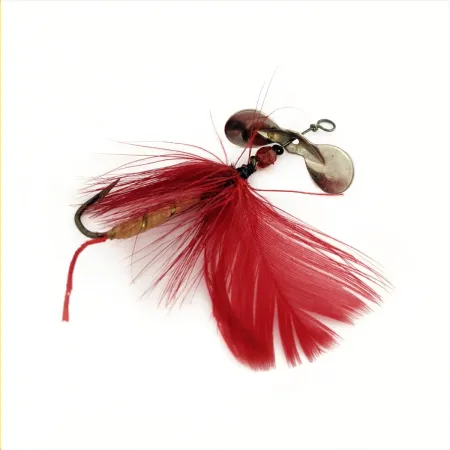 Pflueger Pilot Fly Spinner Spinner, Nickel/Rot, 1.2g, #24804