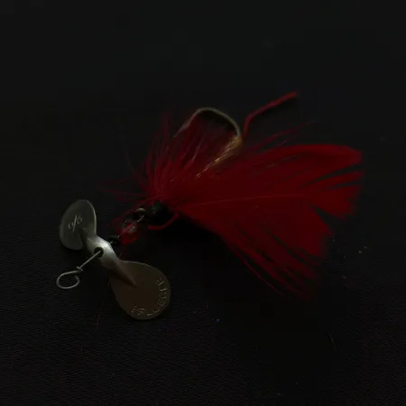 Pflueger Pilot Fly Spinner Spinner, Nickel/Rot, 1.2g, #24804