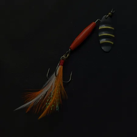 Spinner Worth #301, Rot Schwarz Gold, 9g, Federdrilling, #24813