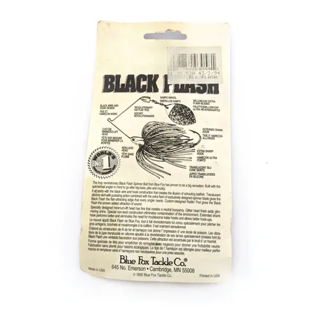 Blue Fox Black Flash Spinnerbait, Chartreuse, 14g, Rassel, #25197