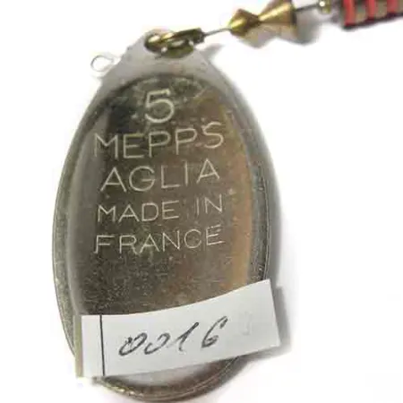 Mepps Aglia 5 Musky Killer Steel Spinner, Stahl/Messing, 16g, #0016