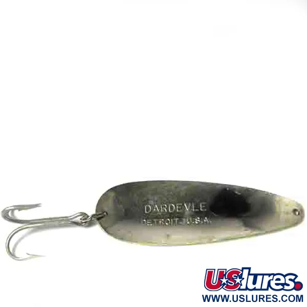 Eppinger Dardevle Blinker, Grün/Gelber Frosch, 28g, Teufelskopf, #0024