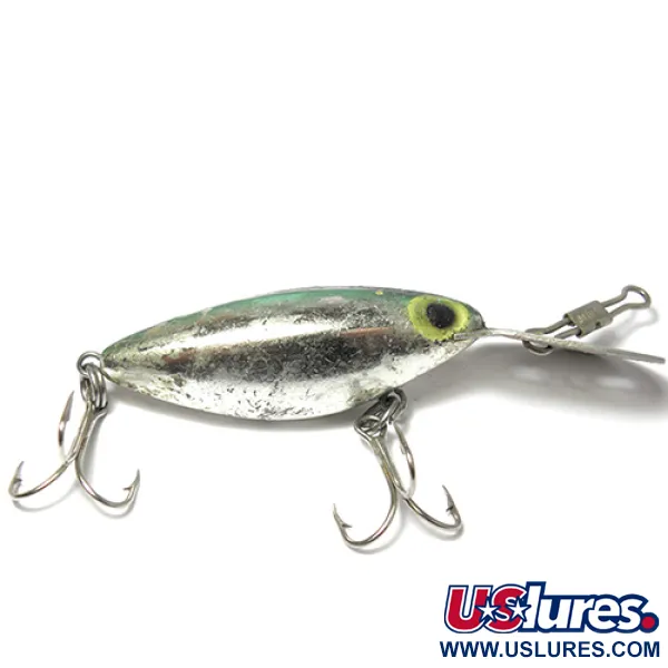 Storm Hot'N'Tot Thin Fin Wobbler, Stahl / Grün, 6,5g, Metalllippe, #0033