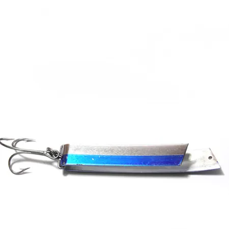 South Bend Super Duper Blinker, Nickel/Blau, 18g, U-Form, #0068