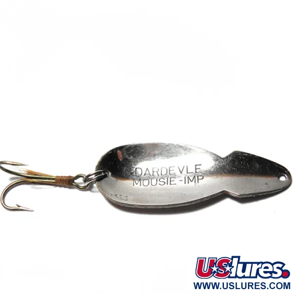 Dardevle Mousie Imp Blinker, Braun/Silber, 11g, Bucktail, #0071