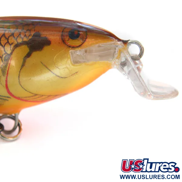 Rapala Shallow Shad Rap 08, Braun / Gelb JP, 9g, Balsaholz, #0083