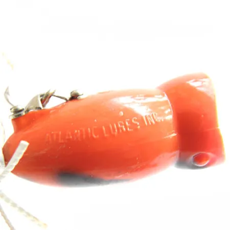 Atlantic Lures Popper, Orange/Schwarz/Weiß, 7g, Vintage, #0132