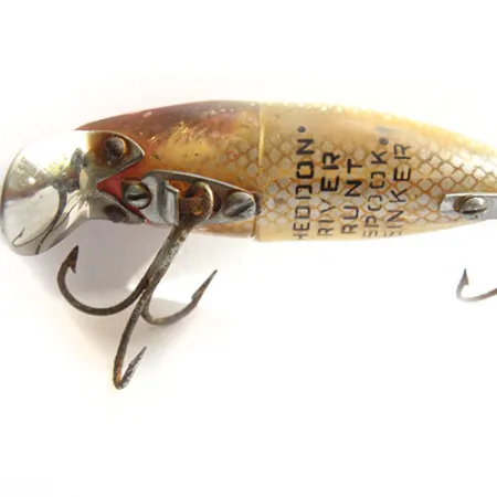 Heddon River Runt sinkend, Barsch/Rot, 12,5g, Metallschaufel, #0136