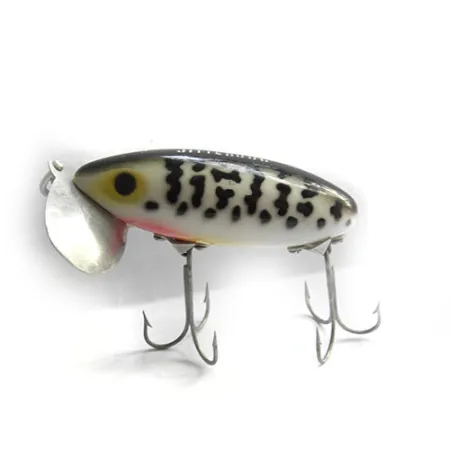 Fred Arbogast Jitterbug Oberflächenköder, Tiger/Weiß/Schwarz, 14g, #0145