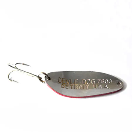 Dardevle Devle Dog Blinker, Rot / Weiß, 10g, Vintage, #0169