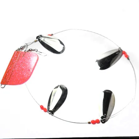 Luhr Jensen Les Davis Lake Troll Schleppsystem, Nickel/Pink, 22g, #0192