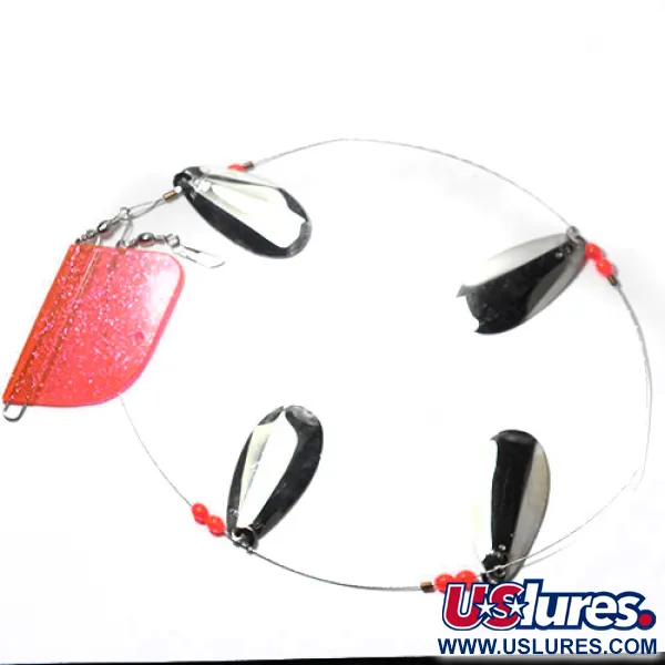 Luhr Jensen Les Davis Lake Troll Schleppsystem, Nickel/Pink, 22g, #0192