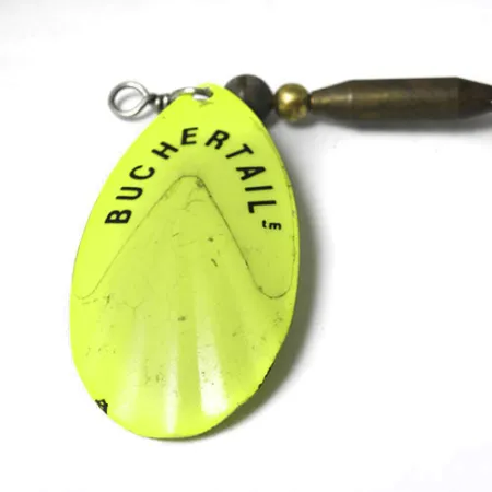 Joe Bucher Buchertail Spinner, Fluorescent Green, 33g, Bucktail, #0205