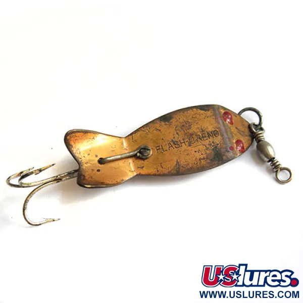 South Bend FLASH-ORENO Blinker, Copper / Red, 25g, USA, #0230