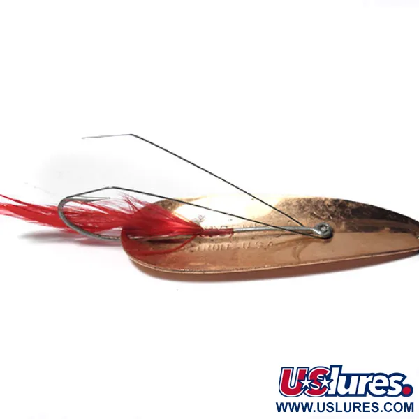 Eppinger Dardevle Feathered Weedless Blinker, Kupfer, 28g, Krautschutz, #0241