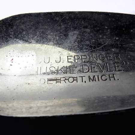 Eppinger Dardevle Huskie Devle Blinker, Rot / Weiß, 91g, Lockblatt, #0245