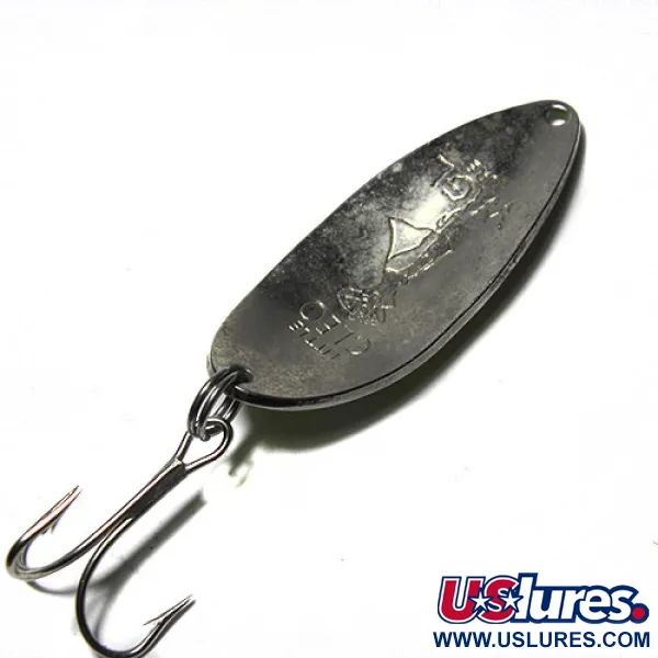 Little Cleo (Hula Girl) Blinker, Grün/Nickel/Rot, 14g, Vintage, #0266