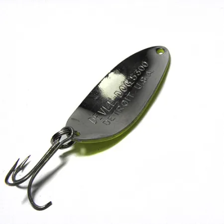 Eppinger Dardevle Devle Dog Blinker, Leuchtgelb/Rot, 10g, #0267