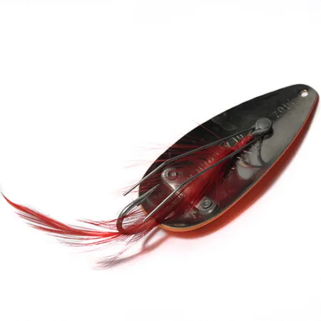 Eppinger Dardevle Dardevlet Blinker, Orange/Schwarz, 21g, Krautschutz, #0276