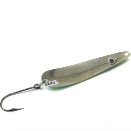 Dardevle Flutter-Chuck Blinker, Weiß/Fluo-Grün, 8g, Neon-Rand, #0284