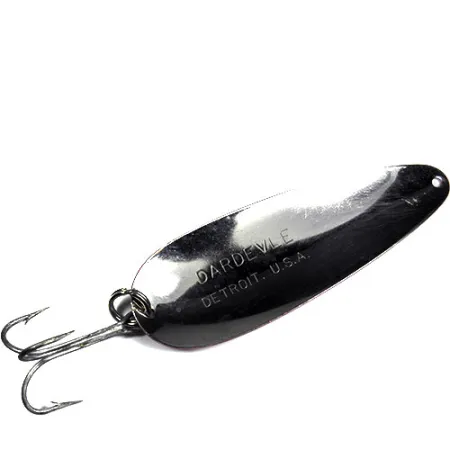 Eppinger Dardevle Blinker, Rot / Weiß, 28g, Vintage, #0336