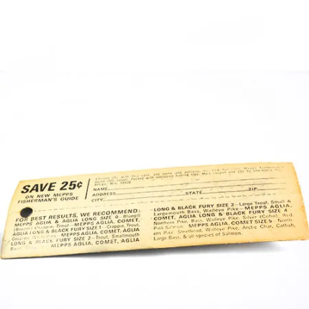 Mepps Aglia 1 Spinner, Messing, 3.5g, Federdrilling, #0362