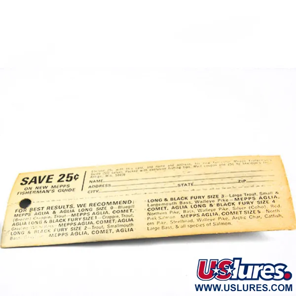 Mepps Aglia 1 Spinner, Messing, 3.5g, Federdrilling, #0362