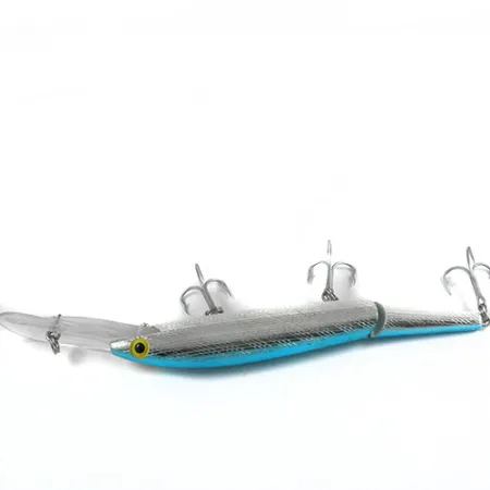 Rebel Spoonbill Minnow Jointed Wobbler, Silber/Blau, 21g, Geteilt, #0397