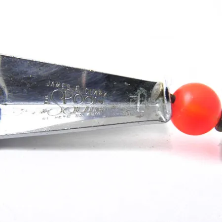 Clark Spoon Blinker, Nickel / Rot, 8g, Krautschutz, #0467