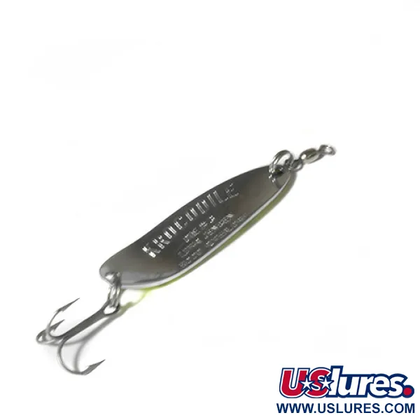 Luhr Jensen Krocodile Die #3 Blinker, Gelb/Grün/Schwarz, 10g, #0485