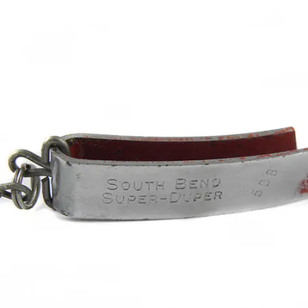 South Bend Super-Duper 506 Blinker, Nickel/Rot, 7g, U-Form, #0491