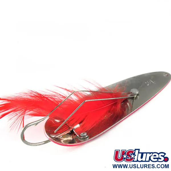 Eppinger Weedless Dardevle Blinker, Rot/Weiß, 28g, Krautschutz, #0514