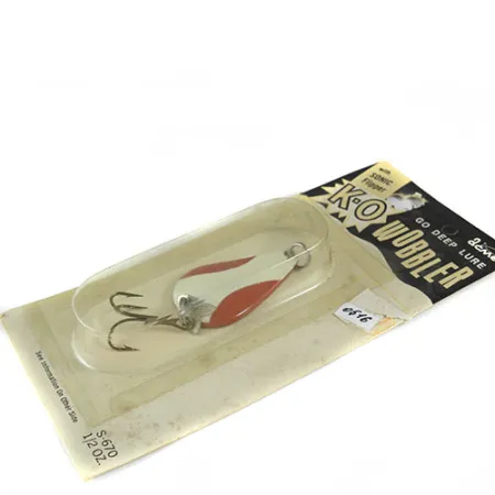 Acme K.O. Wobbler Blinker, Rot / Weiß, 14g, Sonic Flipper Tail, #0516