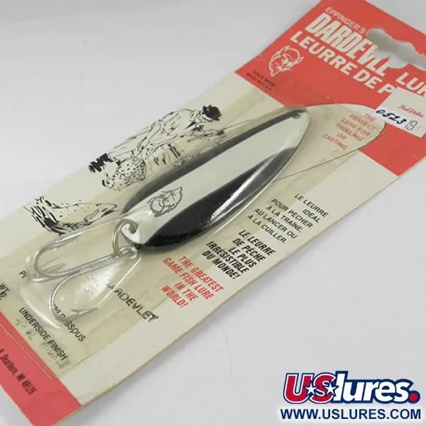 Eppinger Dardevle Dardevlet Blinker, Black / White, 21g, #0523