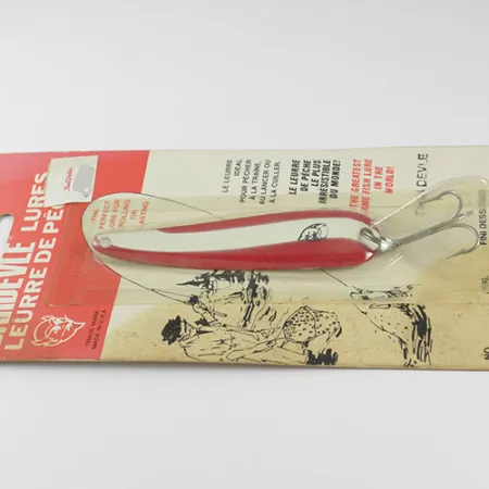 Eppinger Dardevle ThinDevle Blinker, Rot / Weiß, 11g, Klassiker, #0541