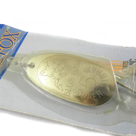Blue Fox Super Vibrax 5 Spinner, Gold, 14g, Anti-Drall-Design, #0663
