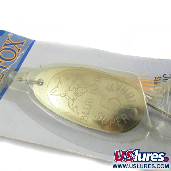 Blue Fox Super Vibrax 5 Spinner, Gold, 14g, Anti-Drall-Design, #0663