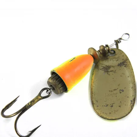 Blue Fox Vibrax Fluoriscent 3 Spinner, Fire Tiger, 8g, Vintage, #0669