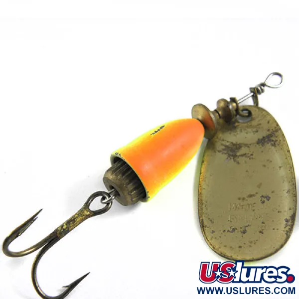 Blue Fox Vibrax Fluoriscent 3 Spinner, Fire Tiger, 8g, Vintage, #0669