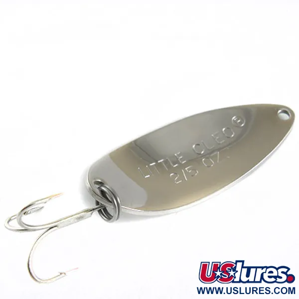 Acme Little Cleo Blinker, Nickel / Grün, 11g, Original-Haken, #0672